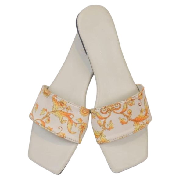 Rexine Casual Flats-Beige